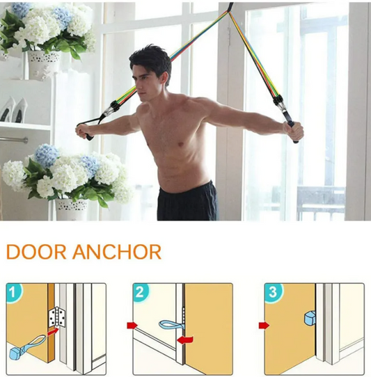 11-Piece Resistance Band Set