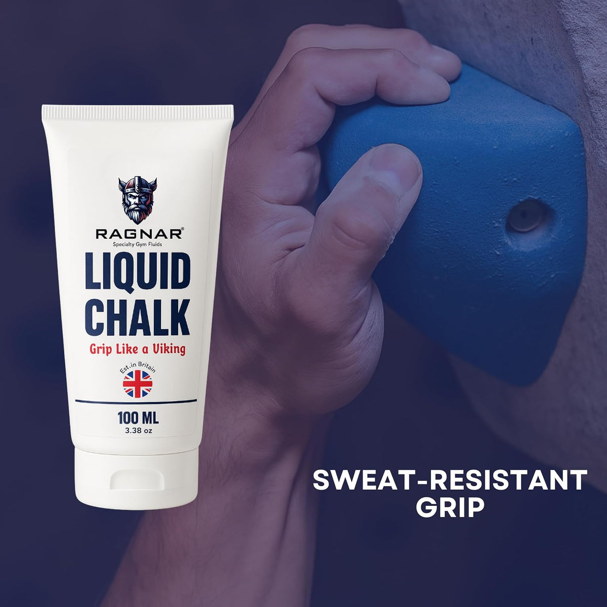 Liquid Chalk – Sports Chalk for Superior Sweat-Free Grip in Weightlifting, Crossfit, Climbing, Gymnastics & More