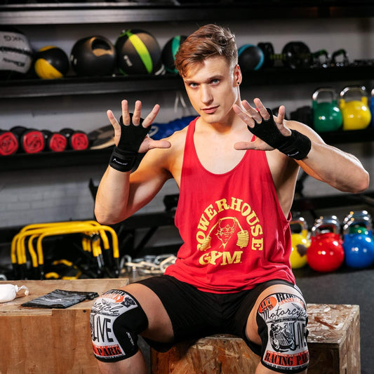 Leather Gymnastics Hand Gloves-Great for Gymnastics,Pull Up,Weight Lifting,Kettlebells and Cross Training