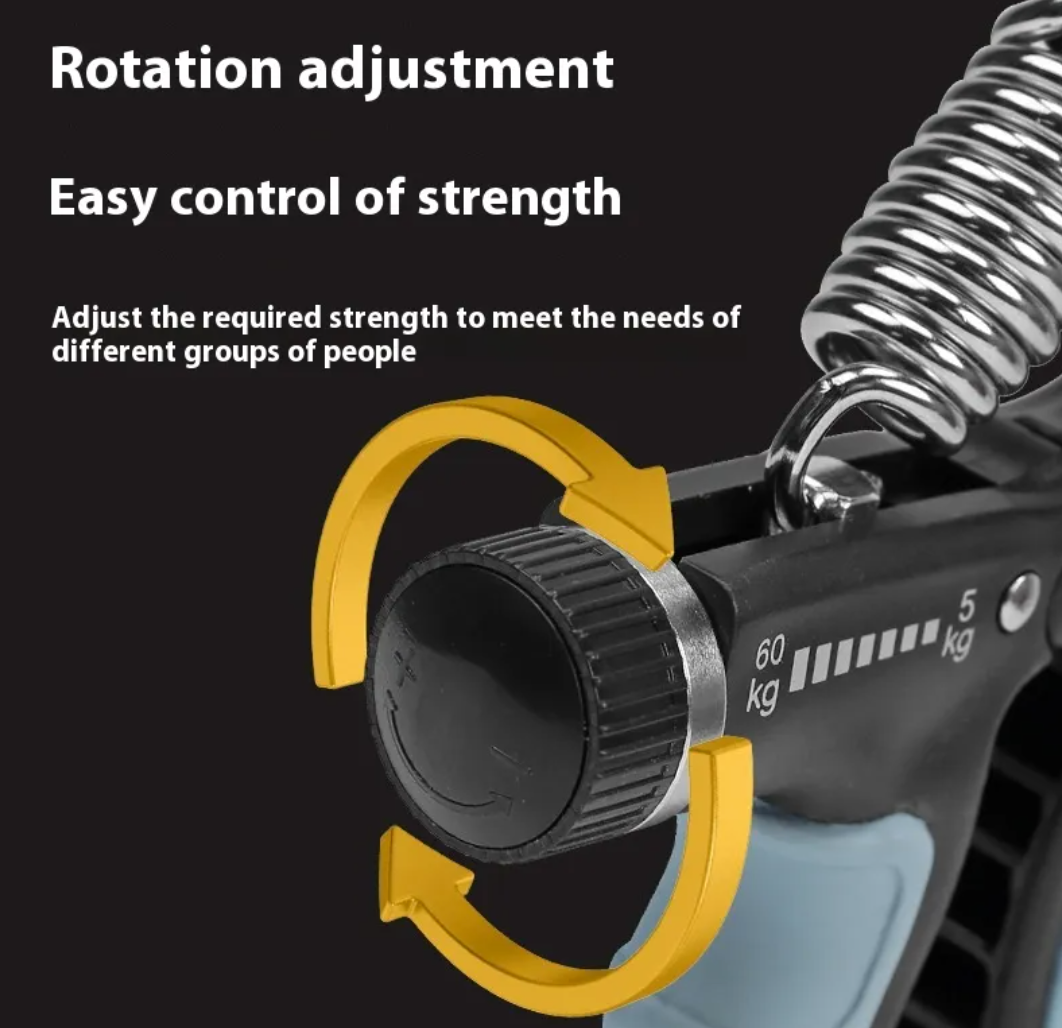 Adjustable Grip Strengthener, 5-60 kg