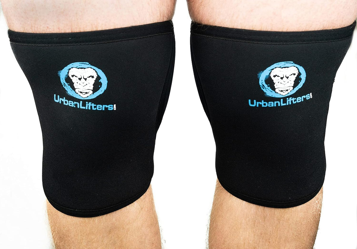 Knee Sleeves (5Mm / 7Mm) Pair. Excellent Support, Warmth, Compression and Performance Enhancement for Squats, Wod'S, Crossfit, Weightlifting, Powerlifting & Gym Goers. Suitable for Men & Woman (Black, Small)