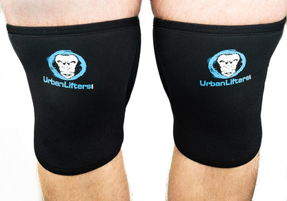 Knee Sleeves (5Mm / 7Mm) Pair. Excellent Support, Warmth, Compression and Performance Enhancement for Squats, Wod'S, Crossfit, Weightlifting, Powerlifting & Gym Goers. Suitable for Men & Woman (Black, Small)