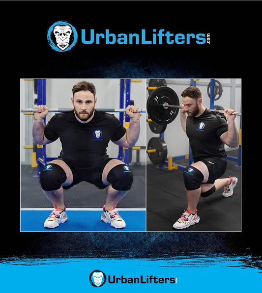 Knee Sleeves (5Mm / 7Mm) Pair. Excellent Support, Warmth, Compression and Performance Enhancement for Squats, Wod'S, Crossfit, Weightlifting, Powerlifting & Gym Goers. Suitable for Men & Woman (Black, Small)