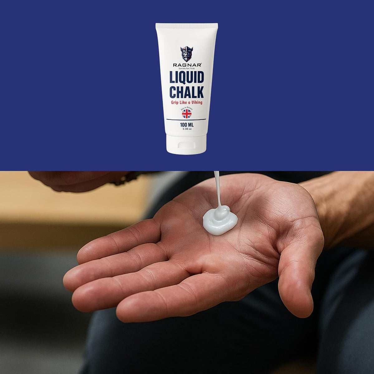 Liquid Chalk – Sports Chalk for Superior Sweat-Free Grip in Weightlifting, Crossfit, Climbing, Gymnastics & More