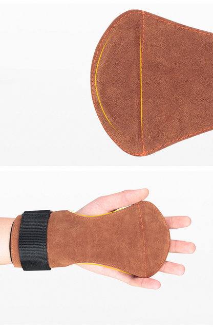 Cowhide Palm Guard & Wrist Strap