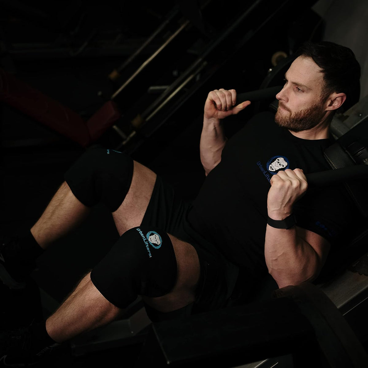 Knee Sleeves (5Mm / 7Mm) Pair. Excellent Support, Warmth, Compression and Performance Enhancement for Squats, Wod'S, Crossfit, Weightlifting, Powerlifting & Gym Goers. Suitable for Men & Woman (Black, Small)