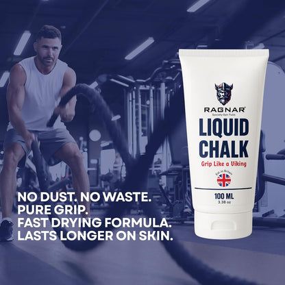 Liquid Chalk – Sports Chalk for Superior Sweat-Free Grip in Weightlifting, Crossfit, Climbing, Gymnastics & More