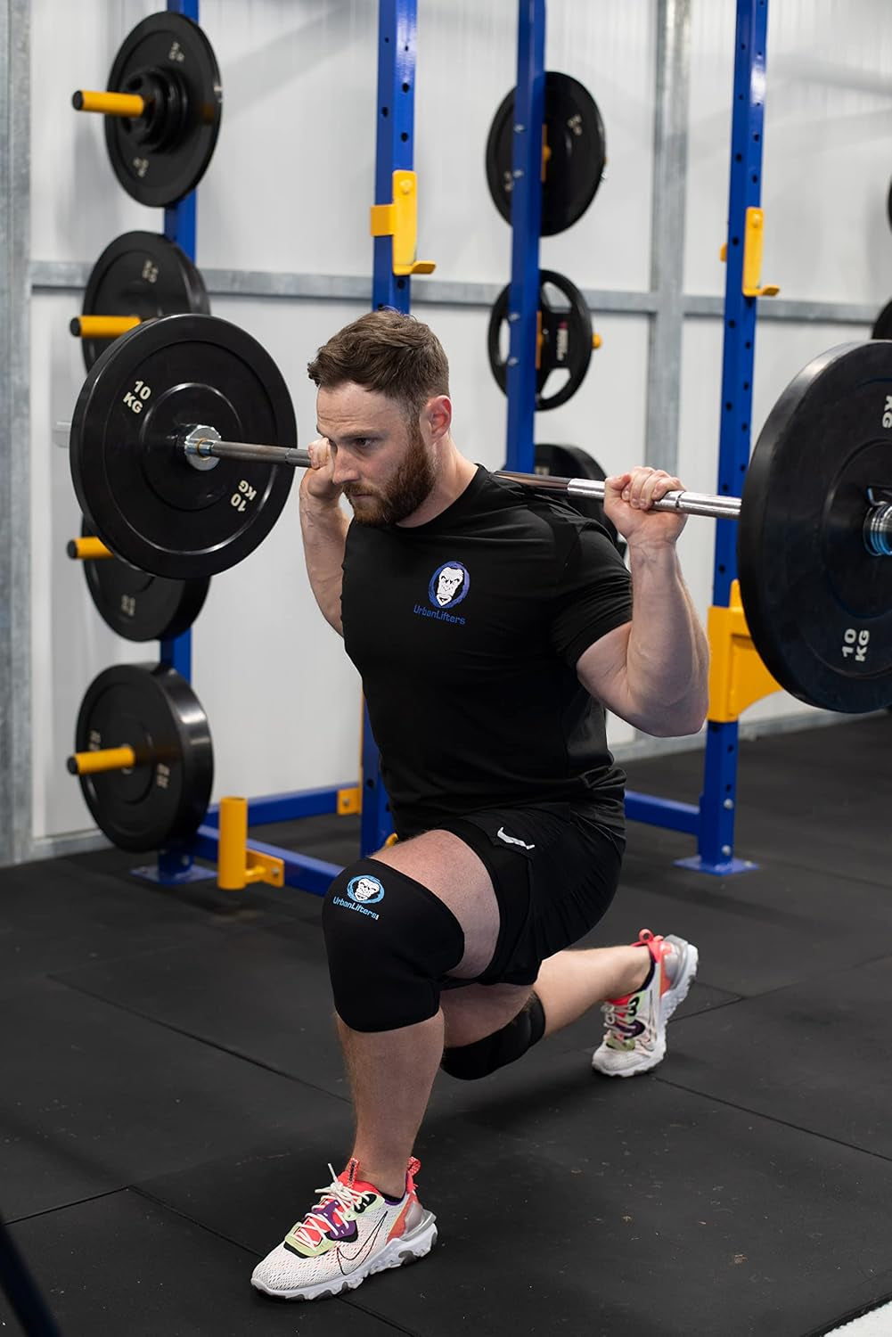 Knee Sleeves (5Mm / 7Mm) Pair. Excellent Support, Warmth, Compression and Performance Enhancement for Squats, Wod'S, Crossfit, Weightlifting, Powerlifting & Gym Goers. Suitable for Men & Woman (Black, Small)