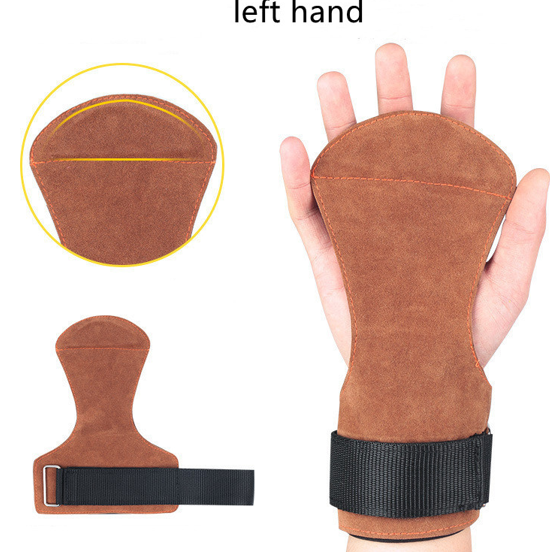 Cowhide Palm Guard & Wrist Strap