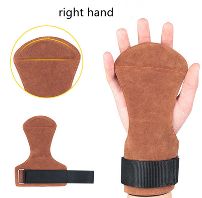 Cowhide Palm Guard & Wrist Strap