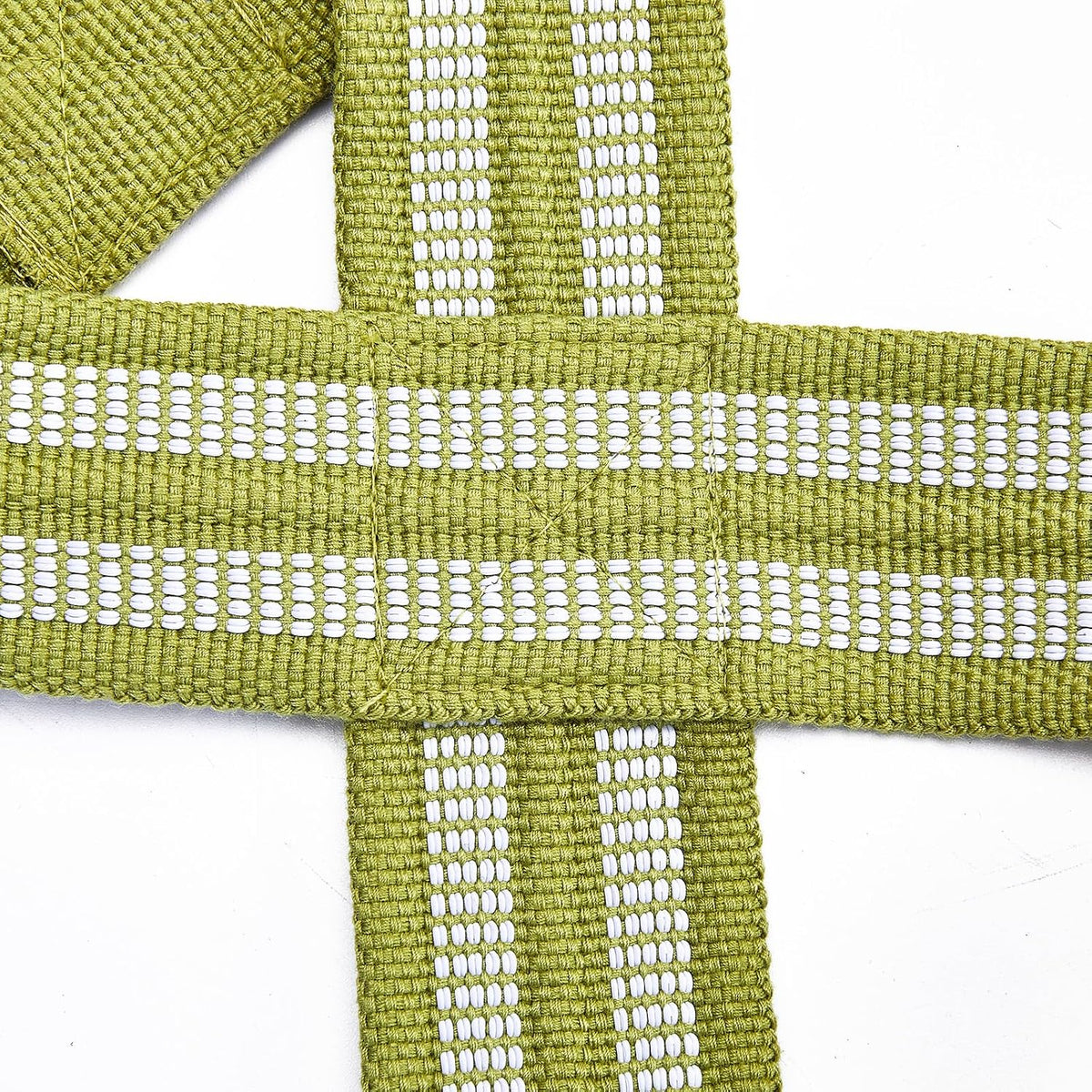Neoprene Cotton Figure 8 Straps for Deadlift, Green, Quick Setup & Easy Use, Ideal for All Lifting Exercises, Ergonomic & Comfortable, One Year Warranty