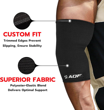 Elbow Sleeves for Weight Lifting IPL USPA Gym Support Training Pair